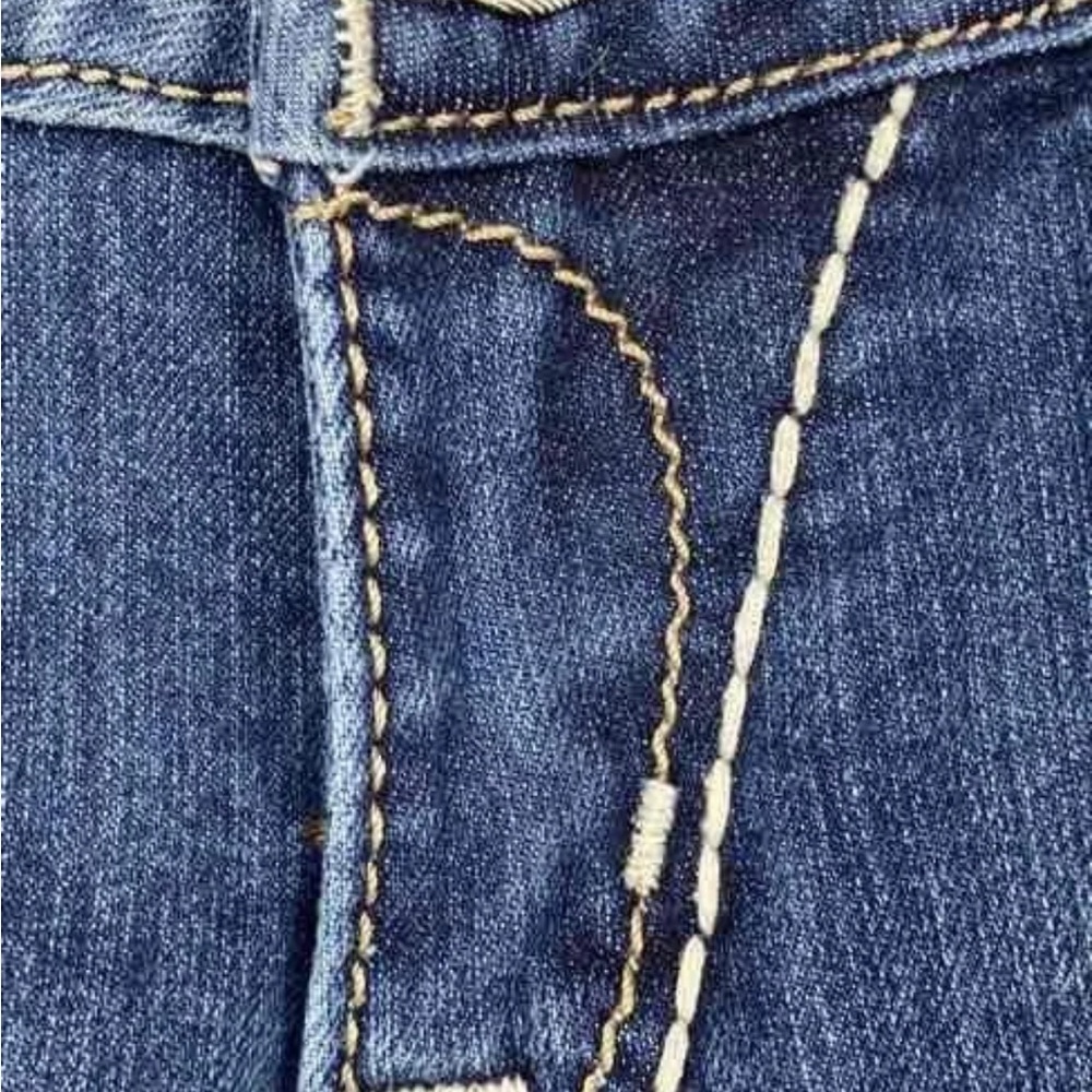 Rock revival Stylish Indigo Flare Jeans - Picture 3 of 11